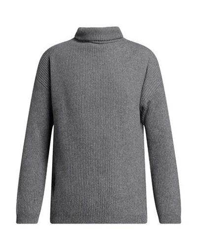 Aragona Woman Turtleneck Grey Size 6 Cashmere In Gray