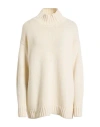 Aragona Woman Turtleneck Ivory Size 10 Cashmere In White