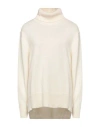 Aragona Woman Turtleneck Ivory Size 10 Cashmere In White