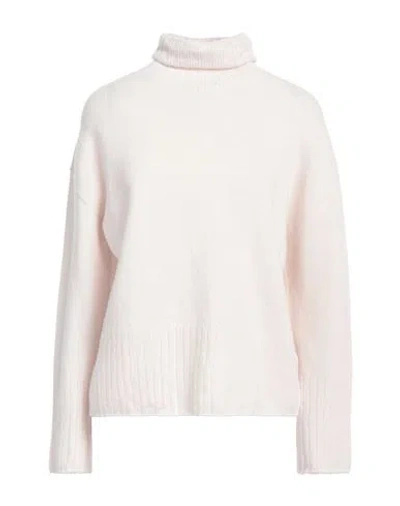 Aragona Woman Turtleneck Ivory Size 4 Virgin Wool, Cashmere In White