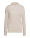 Aragona Woman Turtleneck Ivory Size 8 Cashmere In Neutral