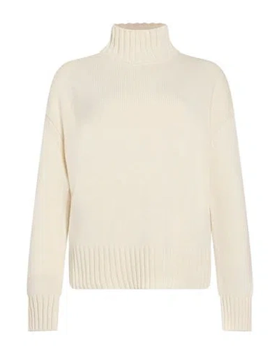 Aragona Woman Turtleneck Ivory Size 8 Cashmere In Neutral