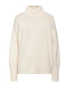 Aragona Woman Turtleneck Ivory Size 8 Cashmere In White