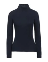 Aragona Woman Turtleneck Midnight Blue Size 4 Wool, Cashmere