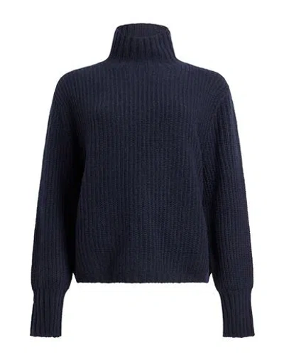 Aragona Woman Turtleneck Midnight Blue Size 2 Cashmere