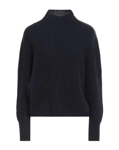 Aragona Woman Turtleneck Midnight Blue Size 6 Cashmere