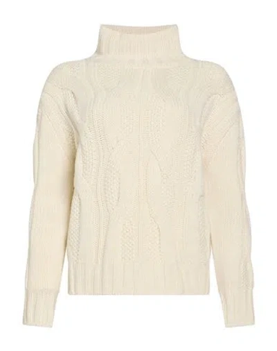 Aragona Woman Turtleneck Off White Size 2 Cashmere In Neutral