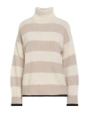 Aragona Woman Turtleneck Off White Size 8 Cashmere In Neutral