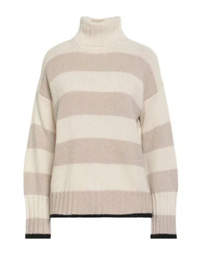 Aragona Woman Turtleneck Off White Size 8 Cashmere In Neutral
