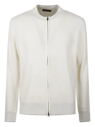 ARAGONA ZIP-UP CASHMERE CARDIGAN