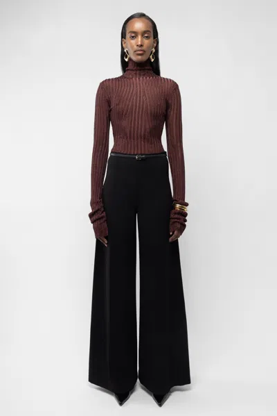 Arakii 70s Flared Pants In Black