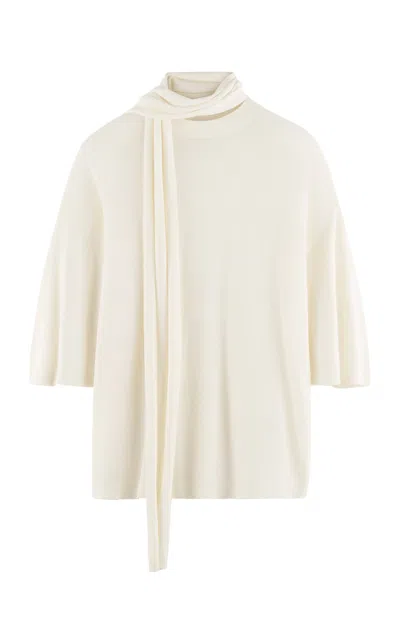 Arakii Draped Relaxed Shirt Exclusive In Neutral