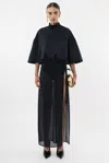 Arakii Boxy Maxi Dress In Black