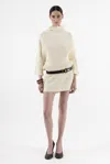 Arakii Braided Knit Sweater In White