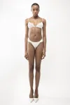 Arakii Butterfly Bikini Bottom In White