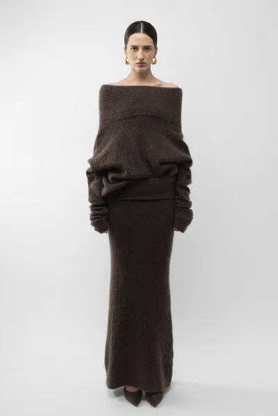 Arakii Cloud Skirt In Brown
