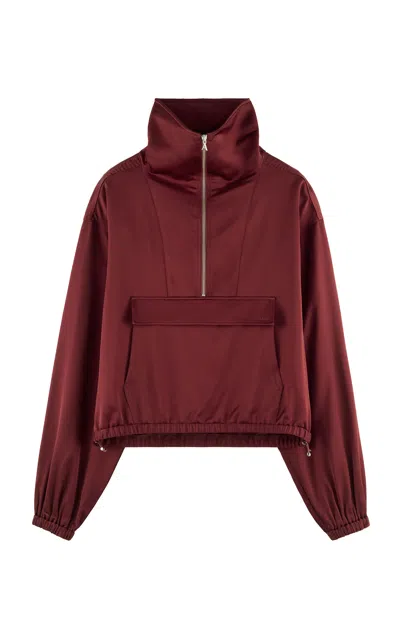 Arakii Exclusive Half‑zip Anorak Jacket In Red
