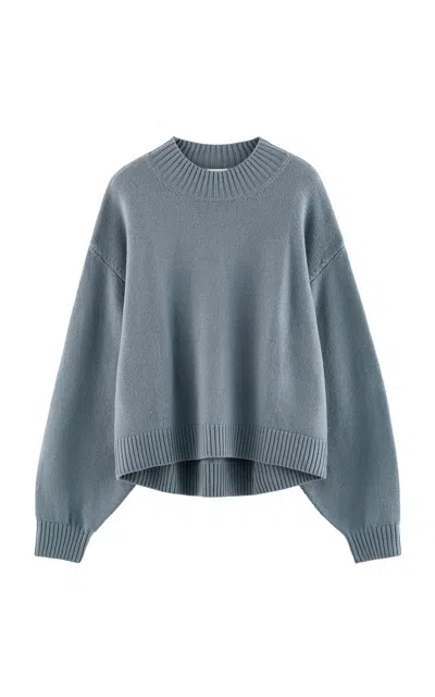 Arakii Exclusive Knitted Wool Sweater In Grey