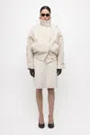 Arakii Halo Biker Jacket In Sand