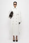 Arakii Halo Trenchcoat In White