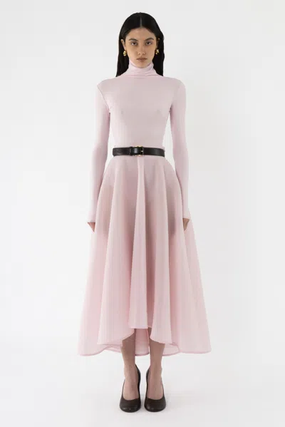 Arakii Jersey Longsleeve Turtleneck In Pink