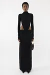 Arakii Jersey Maxi Dress In Black