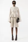 Arakii Knitted Bermuda Shorts In White