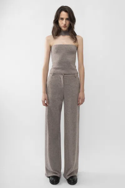 Arakii Knitted Suitpant In Gray