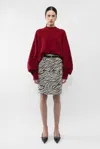 Arakii Knitted Sweater In Burgundy