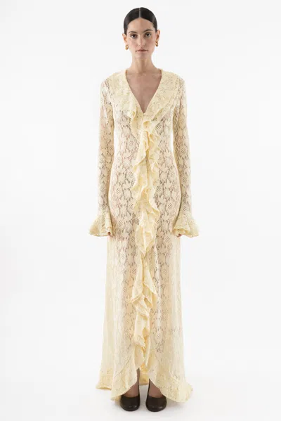 Arakii Lily Dress In Yellow
