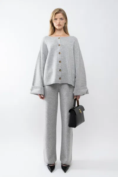 Arakii Luna Cardigan In Gray