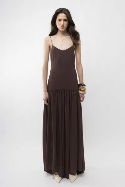 Arakii Lycka Dress In Brown