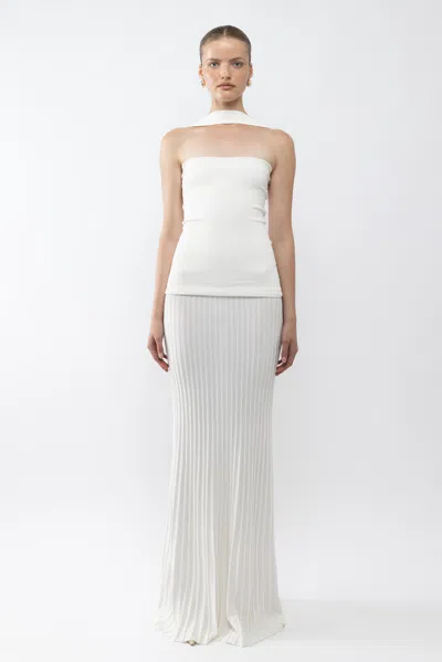Arakii Mel Dress In White