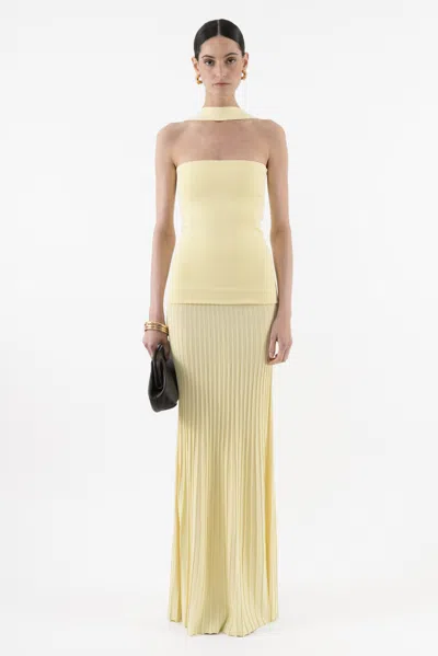 Arakii Mel Dress In Yellow