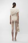 Arakii Mesh Skirt In White