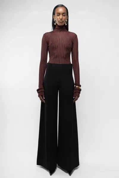 Arakii Metallic Top In Brown