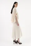 Arakii Mist Midi Dress In White