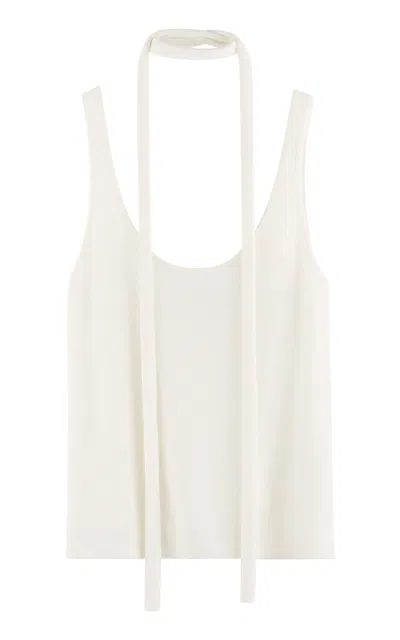 Arakii Moment Scarf Top Exclusive In Black