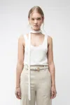 Arakii Moment Scarf Top In White