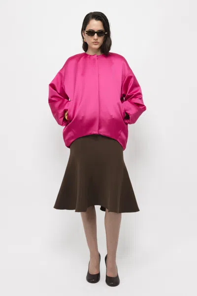 Arakii Oversized Balloon Jacket In Pink
