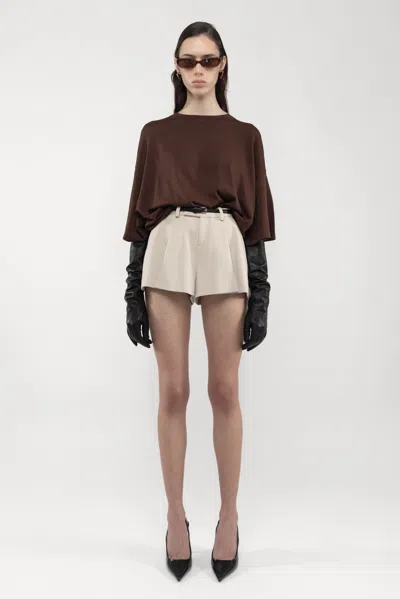 Arakii Oversized T-shirt In Brown
