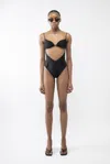 Arakii Papilio Swimsuit In Black