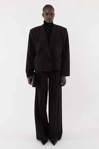 Arakii Point Blazer In Brown