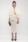 Arakii Point Maxi Skirt In White