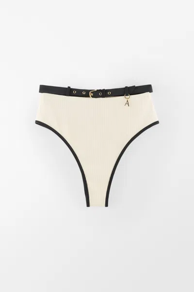 Arakii Retro High Waist Bottom In White