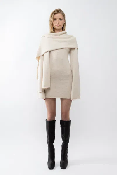 Arakii Scarf Dress In Sand