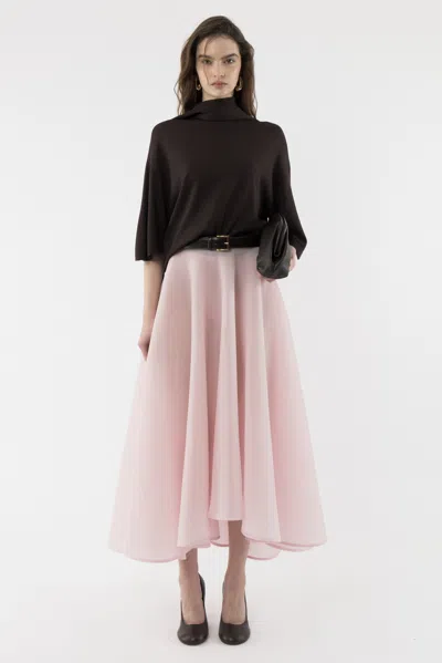 Arakii Scuba Ankle Skirt In Pink