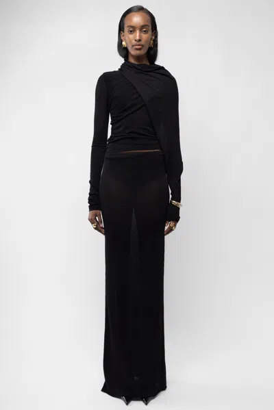 Arakii Shape Skirt In Black
