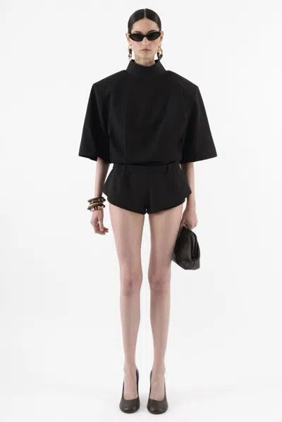 Arakii T-shirt Playsuit In Black
