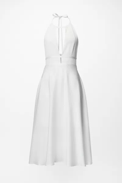 Arakii Viola Long Dress In White